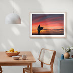 A Surfer’s Silhouette