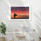 A Surfer’s Silhouette