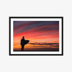 A Surfer’s Silhouette