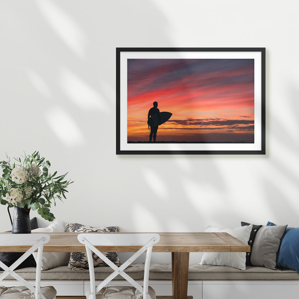 A Surfer’s Silhouette
