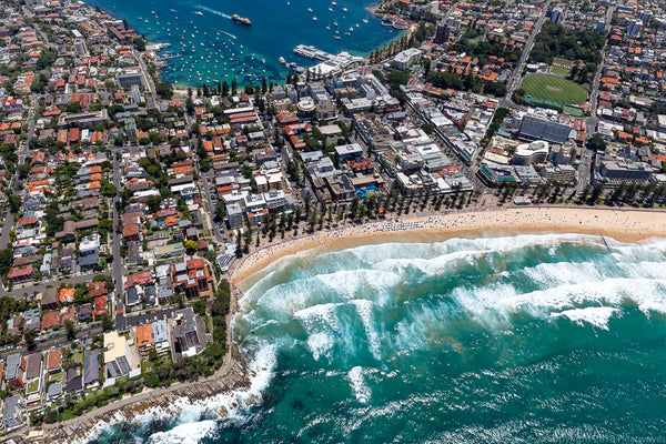 Twin views of Manly