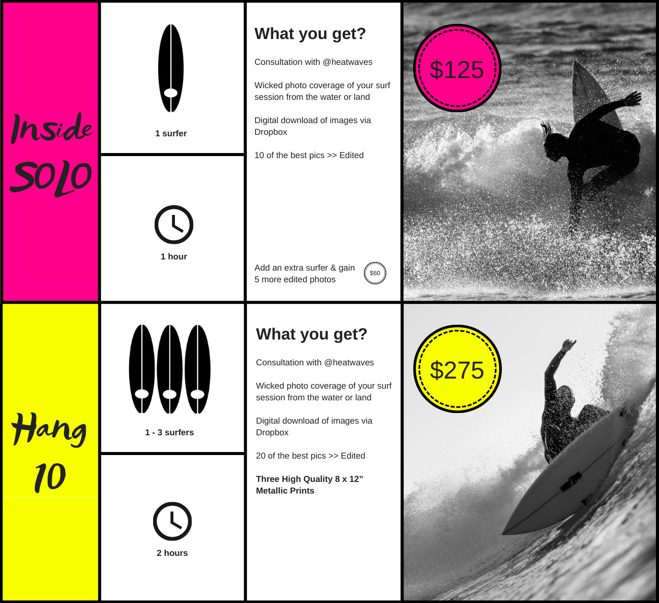 Surf Photography Sessions